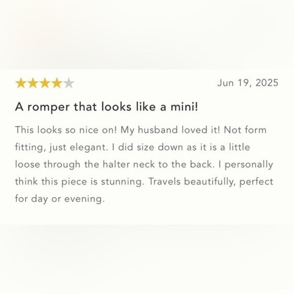 NWT Size 14 - By Anthropologie Halter Plissé Romper (NWT US$ 138) - Picture 4 of 16